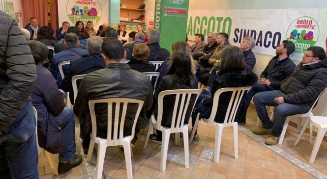 BROLO – Il candidato sindaco Giuseppe Laccoto incontra Gruppi di volontariato ed Associazioni